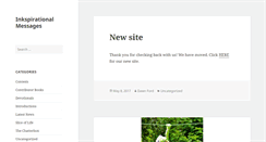 Desktop Screenshot of inkspirationalmessages.com